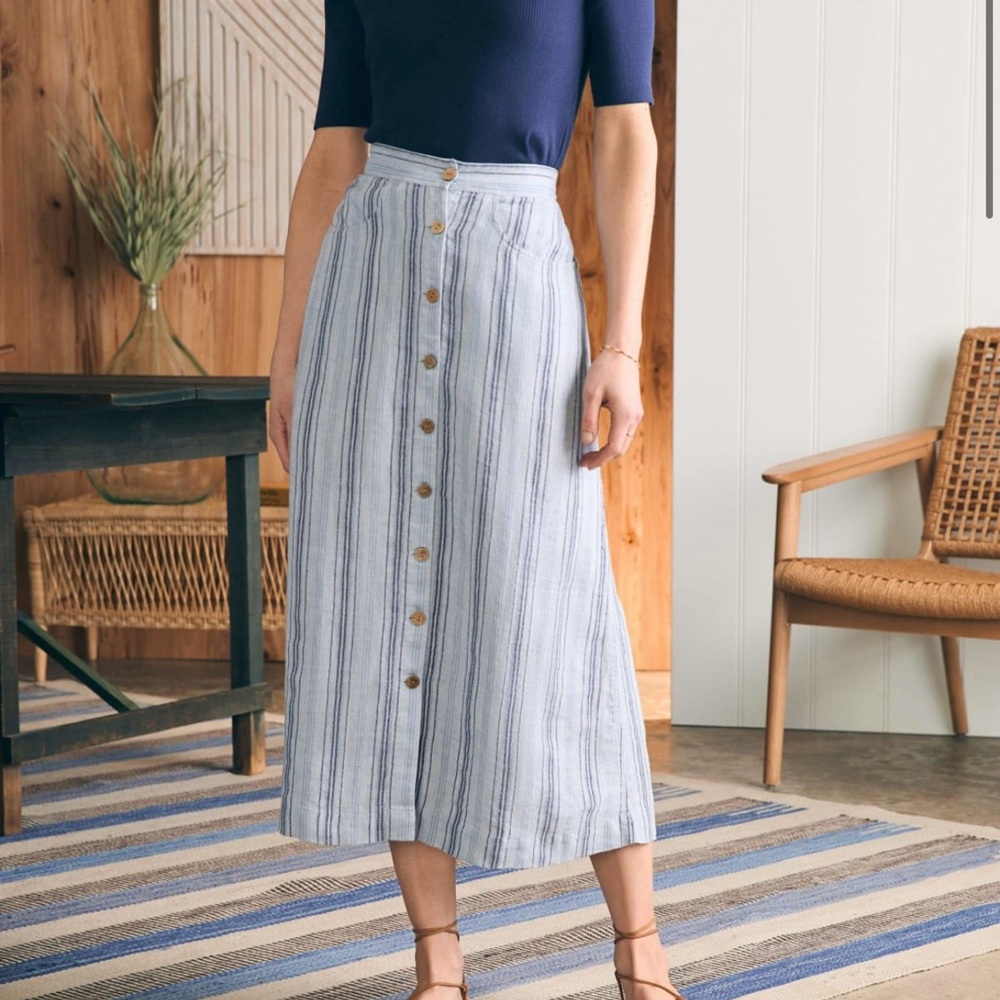 Faharty Linen Skirt